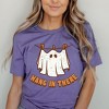 Simply Sage Market Women's Hang In There Ghost Short Sleeve Graphic Tee - 2 of 3