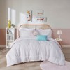 5 Pcs Lovely Forest Animals Print Cotton Reversible Comforter Set, All Season Home Textile fits Child's Bedroom Decor - 4 of 4