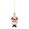 Glass Baking Santa Ornament (Set of 6) - 2 of 2