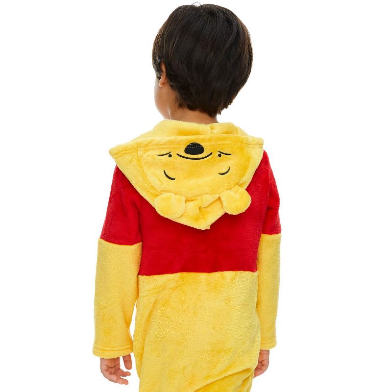 Disney Winnie the Pooh Tigger Eeyore Baby Fleece Zip Up Cosplay Costume Coverall Newborn to Big Kid, 4 of 10