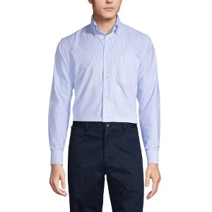 Lands' End School Uniform Men's Long Sleeve Oxford Dress Shirt - 1 of 4