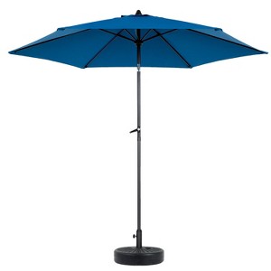 KTMBDW 9'Outdoor Patio Umbrella,Outdoor Table Umbrella, Yard Umbrella,Market Umbrella with 6 Sturdy Ribs,Push Button Tilt and Crank(Base Not Included) - 1 of 4
