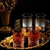 Khen's Shatterproof Clear Acrylic Whiskey Glasses, Luxurious & Stylish, Unique Home Bar Addition - 4 pk - 3 of 4