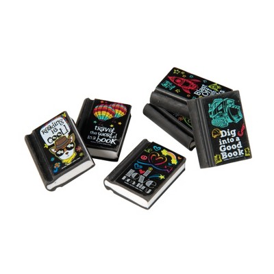 Geddes Reading Rocks! Erasers - 48 per box