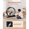 VEVOR Cat Exercise Wheel, 31.5 in, Large Cat Running Wheel with Secure Brake & Carpeted Runway, Quiet Operation Cat Treadmill - 3 of 4
