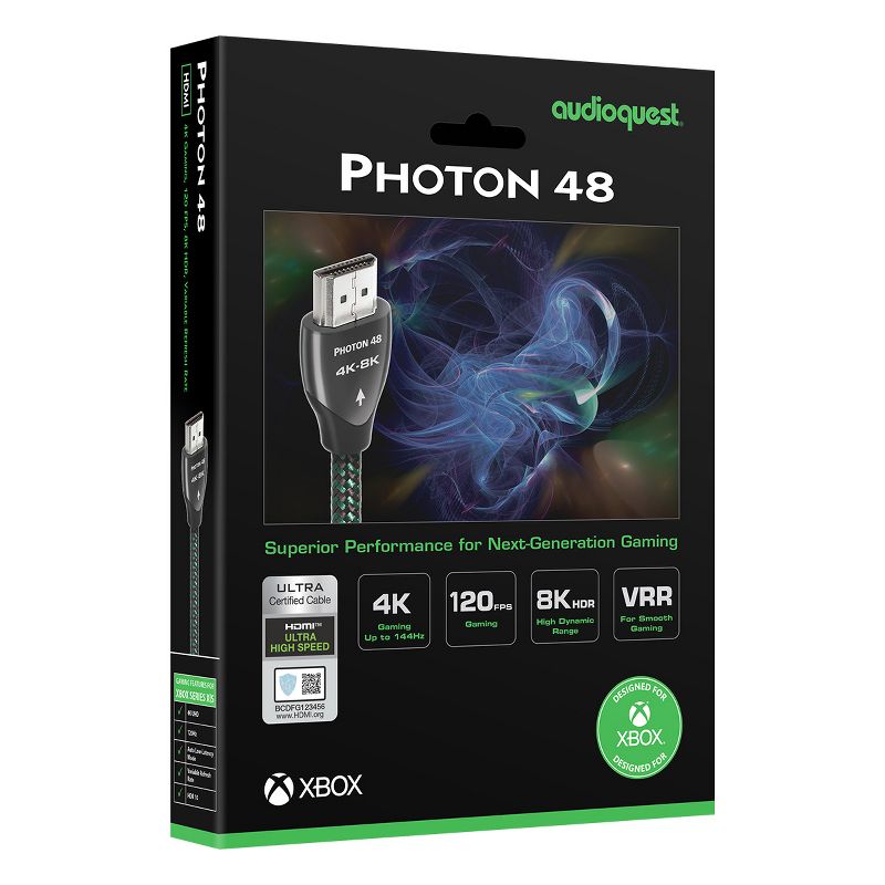 AudioQuest Photon 48 4K-8K 48Gbps Ultra High Speed HDMI Cable for Xbox - 9.84 ft. (3m), 4 of 14