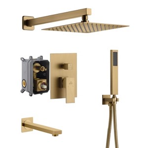 CASAINC 1-Spray 10 Inch Wall Mount Dual Shower Heads - 1 of 3