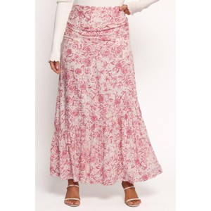 Velda Ruched Maxi Skirt - 1 of 4