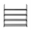 4 Tier Shoe Rack, Metal Shoe Rack Holds Up to 12-20 Pairs of Shoes, Sturdy & Durable Iron Footwear Storage Rack - 2 of 4
