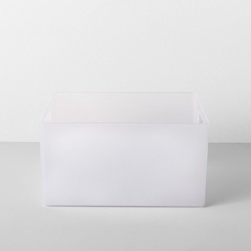'Extra Large Plastic Bathroom Organizer Bin With Handles 12''W X 9''D X