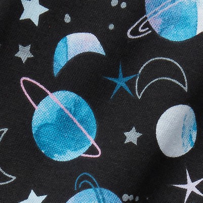 black watercolor planets