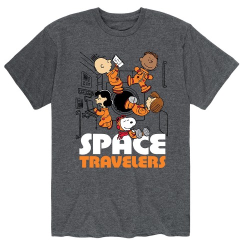 Men's - Peanuts - Space Travelers Short Sleeve Graphic T-Shirt - image 1 of 4