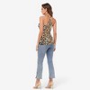 Anna-Kaci Women's Casual Leopard Print Spaghetti Strap Soft Racerback Tank Top for Casual Looks - 4 of 4
