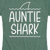 Women's - Instant Message - Auntie Shark Short Sleeve Graphic T-Shirt - 2 of 4
