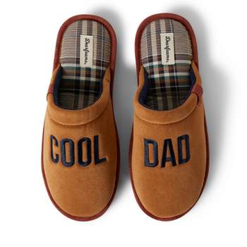 Dearfoams Men's Tanner Microsuede Father's Day Dad Scuff Slippers