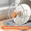 LunaLulinlk Expandable Pan Organizer, 12 Adjustable Shelves, Multifunctional Lid Organizer for Kitchen Cabinets, Gray - 3 of 4