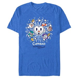 Men's Cuphead The Delicious Last Course Mind Blown T-Shirt - 1 of 4