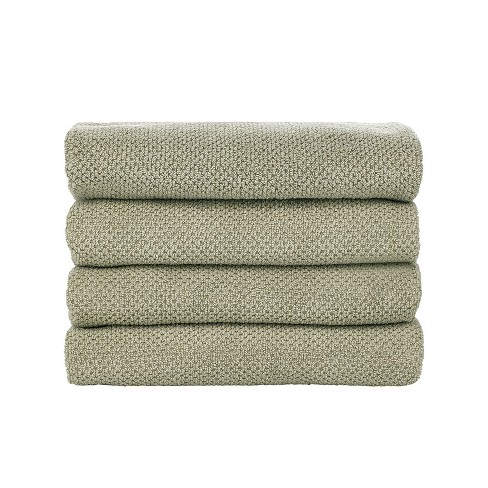 Nate Home By Nate Berkus Cotton Textured Weave Hand Towels, 4 Pk