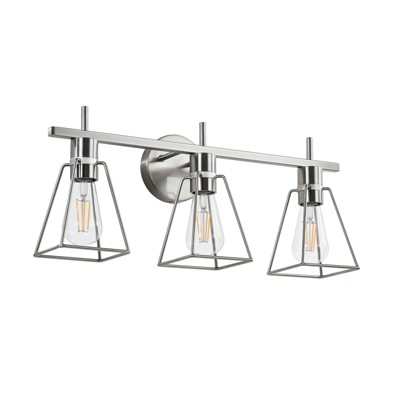 KAISITE 2-Light Metallic Industrial Bathroom Vanity Fixture