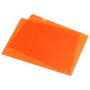 Unique Bargains L-Type A4 Clear Plastic File Folder 24 Pcs - 1 of 4