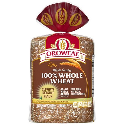 Oroweat 100% Whole Wheat Bread - 24oz