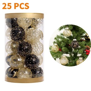 GustoWave Christmas Tree Ornaments Sets, 25 Pcs Christmas Decoration Balls for Holiday, Wedding, Party - 1 of 4