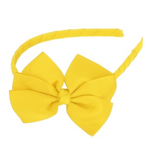 Unique Bargains Girl's Non-slip Fashion Bowknot Headband 0.35" Wide 1 Pc - 1 of 4