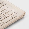 Bluetooth Keyboard - heyday™ Stone White - image 3 of 4