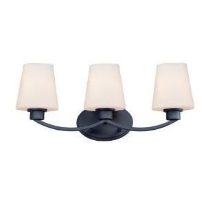 Maxim Lighting Shelter 3 - Light Vanity in  Black - 1 of 1