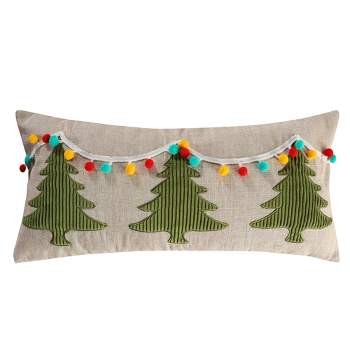 Let It Snow Holiday Decorative Pillow Beige  - Levtex Home