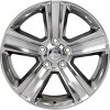 OE Wheels LLC DG65-20090-5550-19PS Polished Wheel with Painted Inlay (20 x 9. inches /5 x 139 mm, 19 mm Offset) - 3 of 4