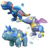 Coucheta Magnetic Dinosaur, Take Apart Dinosaur with Light, Roar Sound, Play Mat & Painting Kit, Christmas Birthday Gifts - 2 of 4
