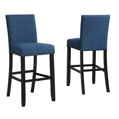 NicBex Set of 2 Bar Stools for Kitchen Island,Modern Counter Bar Stools with Solid Wood Legs,Bar Chairs for Dining Rooms,Kitchens Islands