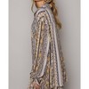 Women's Floral Stripe Shirt - POL - 4 of 4