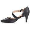 Journee Collection Womens Tillis Pointed Toe Mid Heel Pumps - 2 of 4
