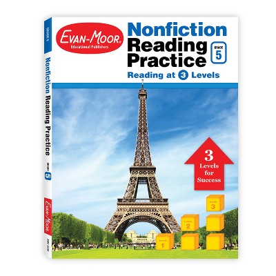 Nonfiction Reading Practice, Grade 5 Teacher Resource - by  Evan-Moor Educational Publishers (Paperback)