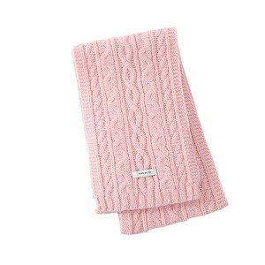 Anna-Kaci Women’s Cable Knit Scarf with Soft Textured Wool-Blend Yarn and Classic Ribbed Edges - 1 of 2