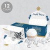 Big Dot of Happiness Happy Hanukkah - Treat Box Party Favors - Chanukah Holiday Party Goodie Gable Boxes - Set of 12 - 3 of 4