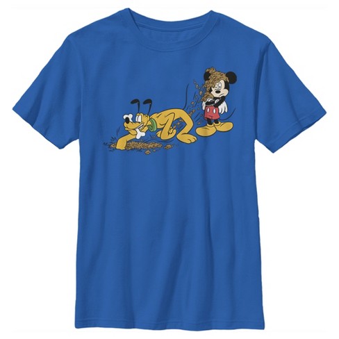 Boy s Disney Mickey And Goofy Dig T shirt Target