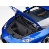 Lamborghini Huracan EVO Blu Nethuns Blue 1/18 Model Car by Autoart - 3 of 4