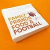 Big Dot of Happiness Family Friends Food and Football Party Napkins, Friendsgiving Party Decor, White 3-Ply Paper Beverage Cocktail Napkins - 24 Count - 2 of 4