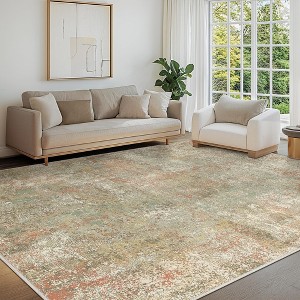 Abynow Medallion Distressed Persian Indoor Area Rug - 1 of 4