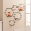 MH London Haverstock 18.5" Set of 5  Wall Mounted Shelves Mango Wood - 2 of 4