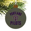 Portland Pilot Wood Christmas Tree Holiday Ornament - 4 of 4