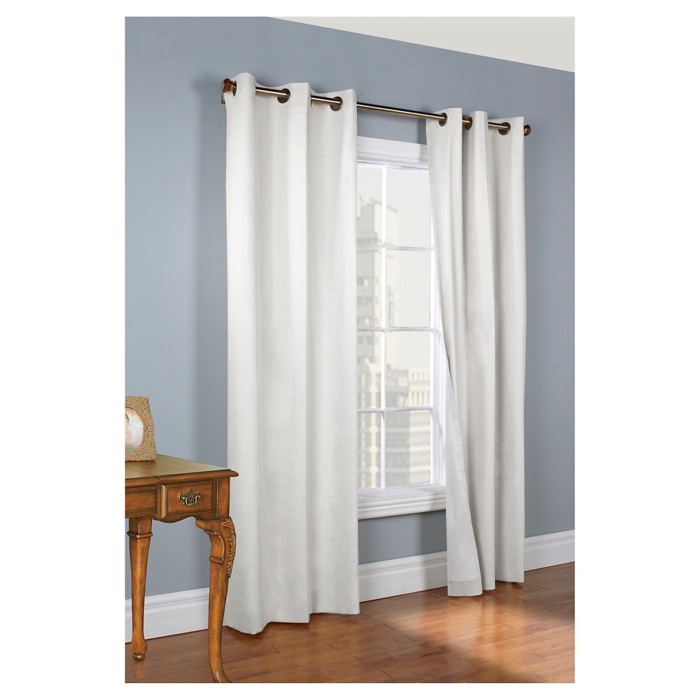 Photos - Curtains & Drapes 2pk 72"x80" Room Darkening Weathermate Grommet Top Window Curtain Panels W