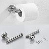 3-Pieces Bathroom Hardware Accessories Set - Towel Bar, Toilet Paper Holder, Robe Towel Hooks - 4 of 4