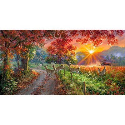 Sunsout Country Lane Whitetails 500 pc   Jigsaw Puzzle 69415