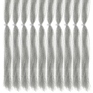 Unique Bargains Holographic Dry Flies Thread Tying Supplies Flash Fly Fishing Line 10 Pcs - 1 of 4