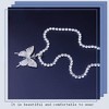 Butterfly Necklace Rhinestone Necklaces Jewelry for Women - 3 of 4