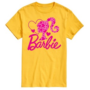 Men's - Barbie - Logo Hearts Short Sleeve Graphic T-Shirt - 1 of 4